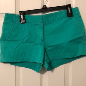 Jcrew chino shorts size 10. Teal